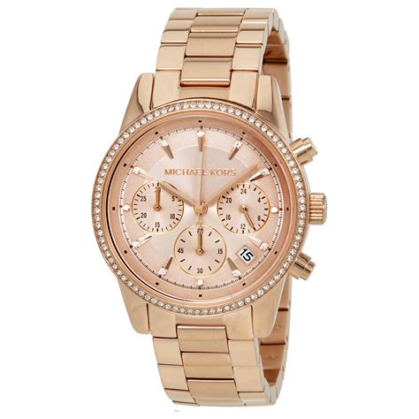 michael kors uhr mk 6357|Amazon.com: Michael Kors Ritz Chronograph Rose .